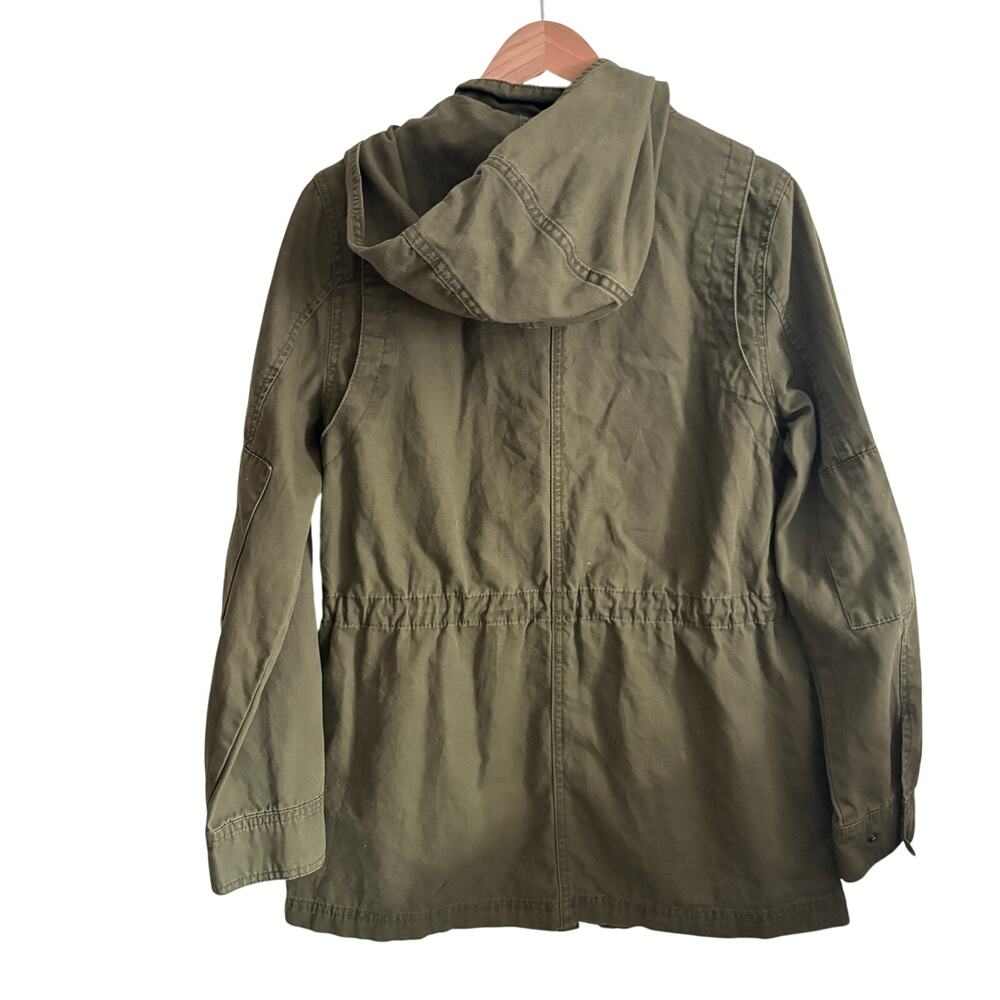 Universal Thread Utility Jacket L Olive Green Hoo… - image 2